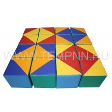 Детские игровые набор «Кубики –мозайка» 30х30
